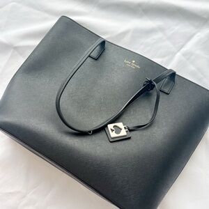Kate Spade Black Leather Shoulder Bag